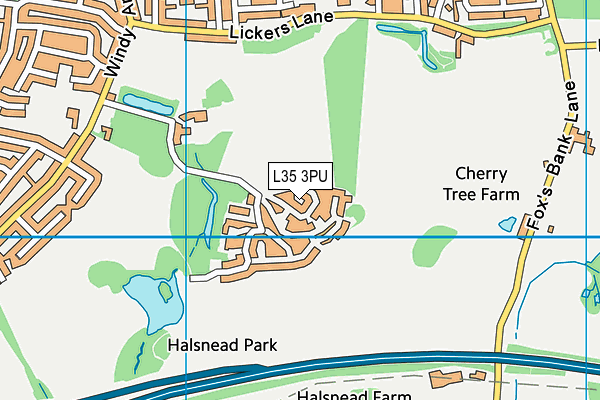 L35 3PU map - OS VectorMap District (Ordnance Survey) L35 3PU map - OS VectorMap District (Ordnance Survey)
