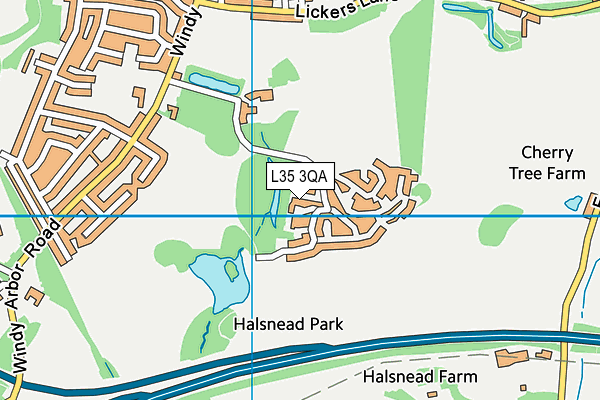 L35 3QA map - OS VectorMap District (Ordnance Survey) L35 3QA map - OS VectorMap District (Ordnance Survey)