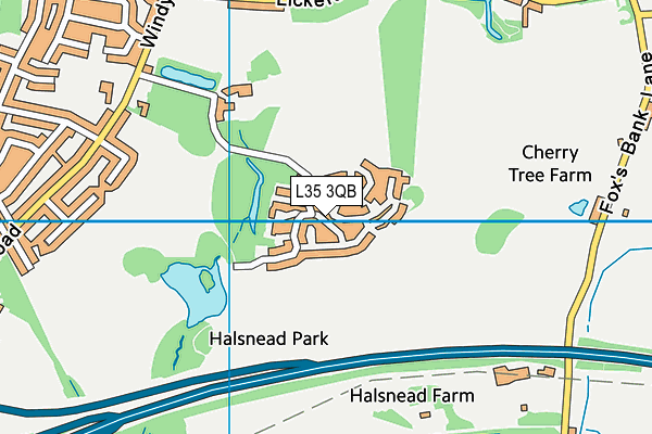 L35 3QB map - OS VectorMap District (Ordnance Survey)