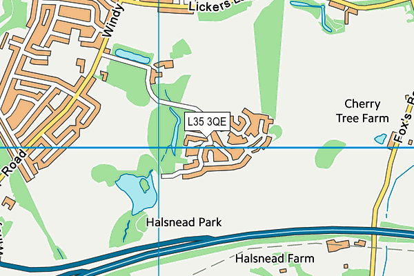 L35 3QE map - OS VectorMap District (Ordnance Survey) L35 3QE map - OS VectorMap District (Ordnance Survey)
