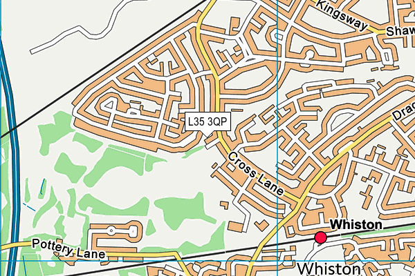 L35 3QP map - OS VectorMap District (Ordnance Survey) L35 3QP map - OS VectorMap District (Ordnance Survey)