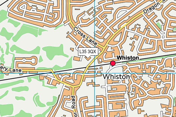 L35 3QX map - OS VectorMap District (Ordnance Survey) L35 3QX map - OS VectorMap District (Ordnance Survey)