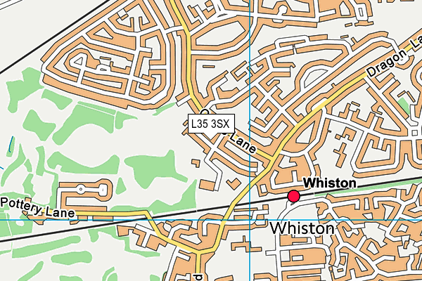 L35 3SX map - OS VectorMap District (Ordnance Survey)