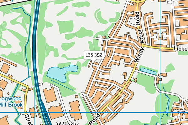 L35 3SZ map - OS VectorMap District (Ordnance Survey) L35 3SZ map - OS VectorMap District (Ordnance Survey)