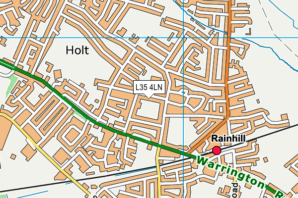 L35 4LN map - OS VectorMap District (Ordnance Survey) L35 4LN map - OS VectorMap District (Ordnance Survey)
