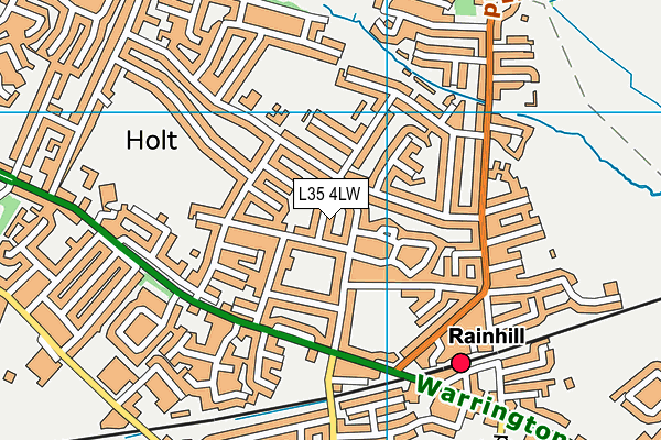 L35 4LW map - OS VectorMap District (Ordnance Survey) L35 4LW map - OS VectorMap District (Ordnance Survey)