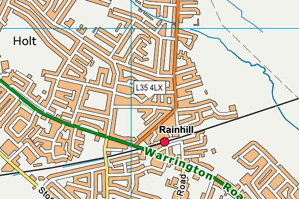 L35 4LX map - OS VectorMap District (Ordnance Survey) L35 4LX map - OS VectorMap District (Ordnance Survey)