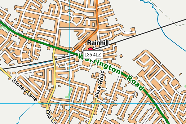 L35 4LZ map - OS VectorMap District (Ordnance Survey)