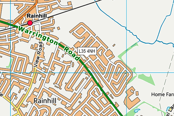 L35 4NH map - OS VectorMap District (Ordnance Survey) L35 4NH map - OS VectorMap District (Ordnance Survey)