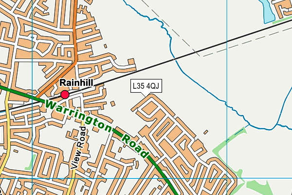 L35 4QJ map - OS VectorMap District (Ordnance Survey) L35 4QJ map - OS VectorMap District (Ordnance Survey)