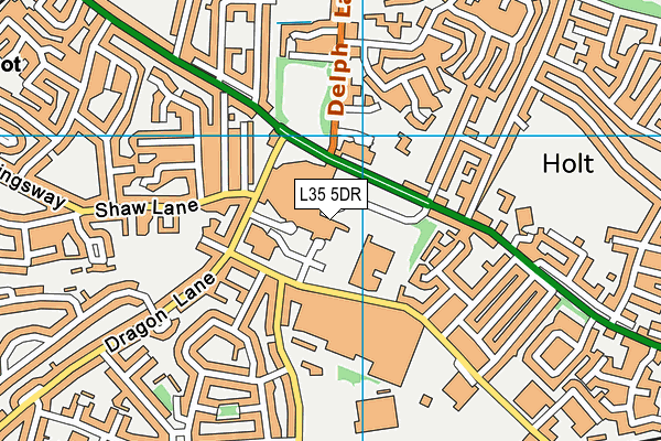 L35 5DR map - OS VectorMap District (Ordnance Survey) L35 5DR map - OS VectorMap District (Ordnance Survey)