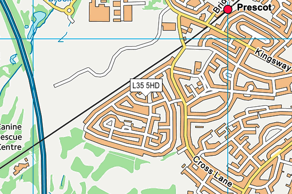 L35 5HD map - OS VectorMap District (Ordnance Survey) L35 5HD map - OS VectorMap District (Ordnance Survey)