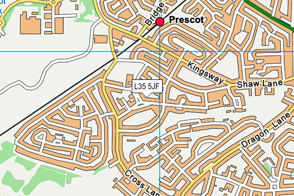 L35 5JF map - OS VectorMap District (Ordnance Survey) L35 5JF map - OS VectorMap District (Ordnance Survey)