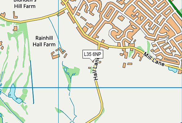 L35 6NP map - OS VectorMap District (Ordnance Survey) L35 6NP map - OS VectorMap District (Ordnance Survey)