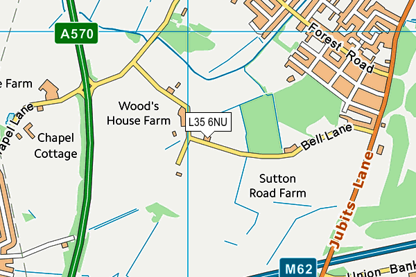 L35 6NU map - OS VectorMap District (Ordnance Survey) L35 6NU map - OS VectorMap District (Ordnance Survey)