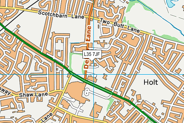 L35 7JF map - OS VectorMap District (Ordnance Survey) L35 7JF map - OS VectorMap District (Ordnance Survey)