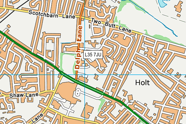 L35 7JU map - OS VectorMap District (Ordnance Survey) L35 7JU map - OS VectorMap District (Ordnance Survey)