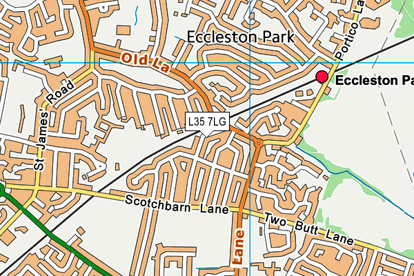 L35 7LG map - OS VectorMap District (Ordnance Survey) L35 7LG map - OS VectorMap District (Ordnance Survey)