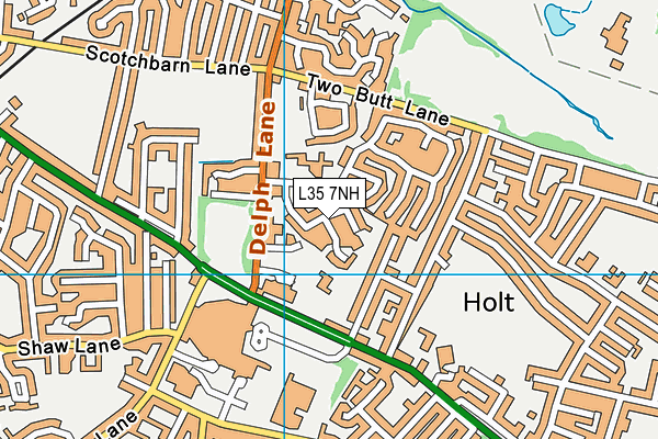 L35 7NH map - OS VectorMap District (Ordnance Survey)