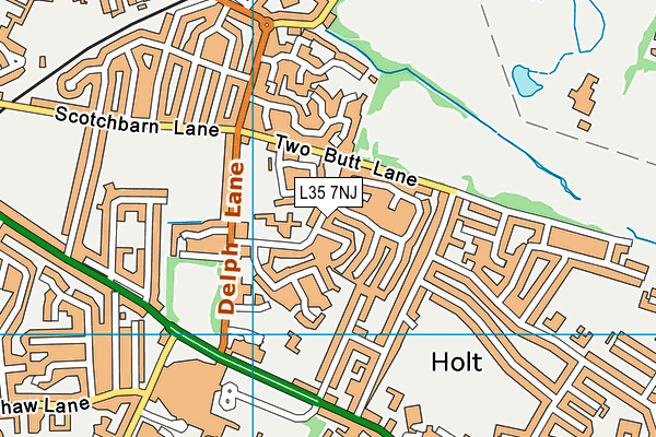 L35 7NJ map - OS VectorMap District (Ordnance Survey) L35 7NJ map - OS VectorMap District (Ordnance Survey)