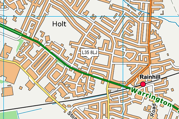 L35 8LJ map - OS VectorMap District (Ordnance Survey) L35 8LJ map - OS VectorMap District (Ordnance Survey)