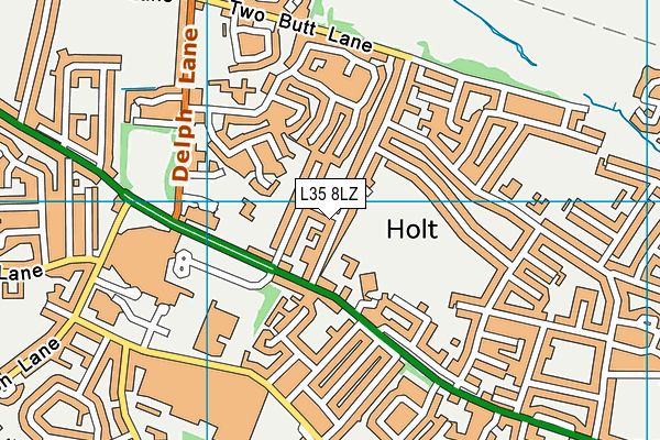 L35 8LZ map - OS VectorMap District (Ordnance Survey) L35 8LZ map - OS VectorMap District (Ordnance Survey)