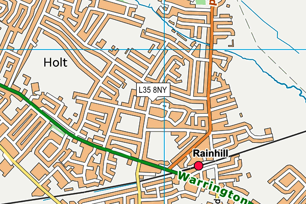 L35 8NY map - OS VectorMap District (Ordnance Survey) L35 8NY map - OS VectorMap District (Ordnance Survey)