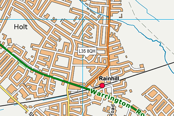 L35 8QH map - OS VectorMap District (Ordnance Survey) L35 8QH map - OS VectorMap District (Ordnance Survey)