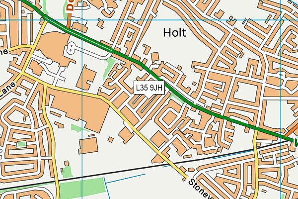 L35 9JH map - OS VectorMap District (Ordnance Survey)