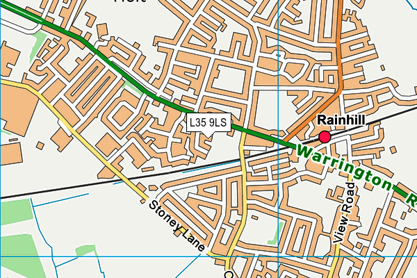L35 9LS map - OS VectorMap District (Ordnance Survey) L35 9LS map - OS VectorMap District (Ordnance Survey)