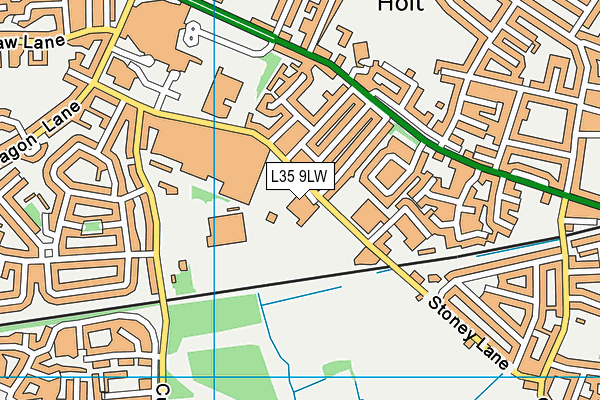 L35 9LW map - OS VectorMap District (Ordnance Survey) L35 9LW map - OS VectorMap District (Ordnance Survey)