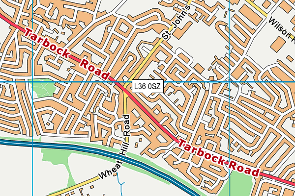 L36 0SZ map - OS VectorMap District (Ordnance Survey) L36 0SZ map - OS VectorMap District (Ordnance Survey)