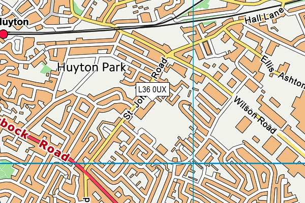 L36 0UX map - OS VectorMap District (Ordnance Survey) L36 0UX map - OS VectorMap District (Ordnance Survey)
