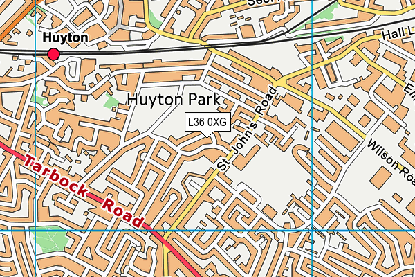 L36 0XG map - OS VectorMap District (Ordnance Survey) L36 0XG map - OS VectorMap District (Ordnance Survey)