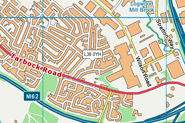 L36 0YH map - OS VectorMap District (Ordnance Survey) L36 0YH map - OS VectorMap District (Ordnance Survey)