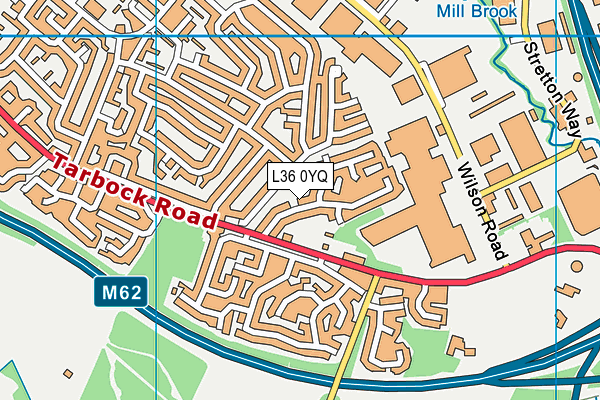 L36 0YQ map - OS VectorMap District (Ordnance Survey) L36 0YQ map - OS VectorMap District (Ordnance Survey)