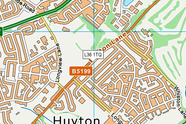 L36 1TQ map - OS VectorMap District (Ordnance Survey) L36 1TQ map - OS VectorMap District (Ordnance Survey)
