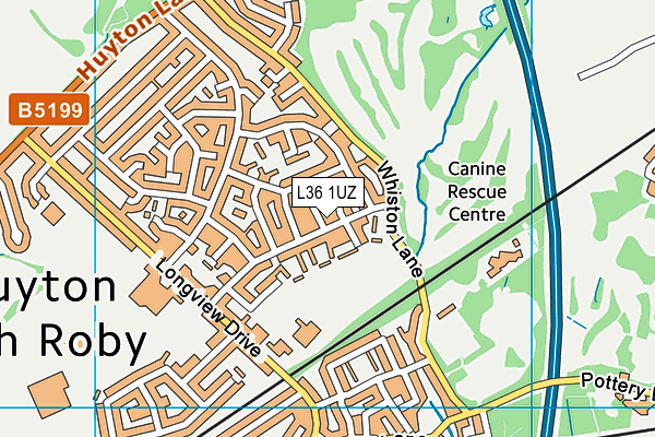 L36 1UZ map - OS VectorMap District (Ordnance Survey) L36 1UZ map - OS VectorMap District (Ordnance Survey)