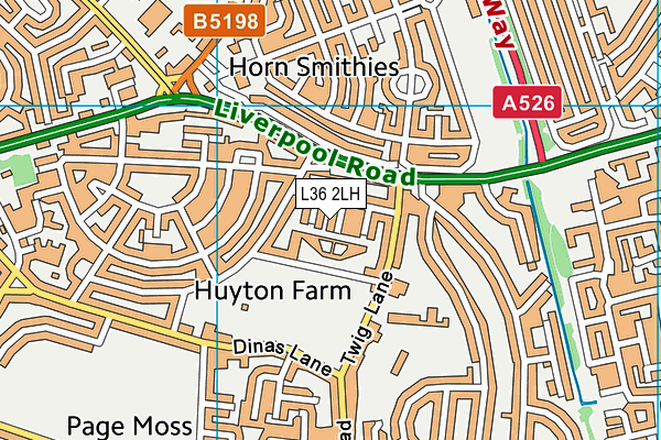 L36 2LH map - OS VectorMap District (Ordnance Survey) L36 2LH map - OS VectorMap District (Ordnance Survey)