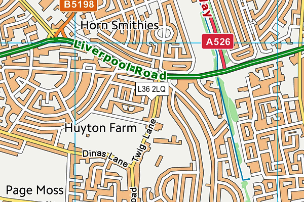 L36 2LQ map - OS VectorMap District (Ordnance Survey) L36 2LQ map - OS VectorMap District (Ordnance Survey)