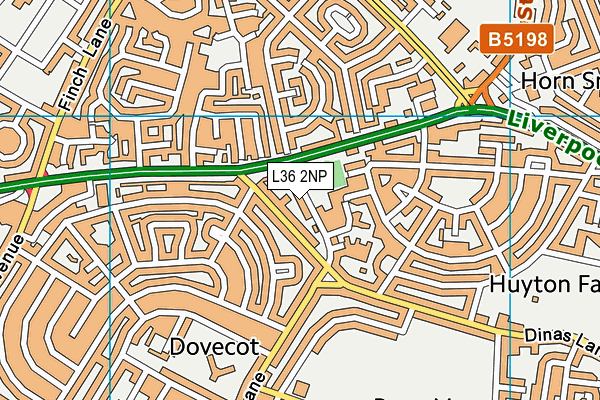 L36 2NP map - OS VectorMap District (Ordnance Survey) L36 2NP map - OS VectorMap District (Ordnance Survey)