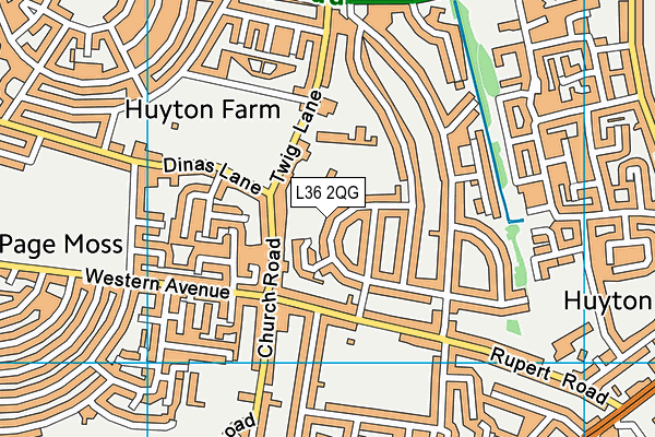 L36 2QG map - OS VectorMap District (Ordnance Survey) L36 2QG map - OS VectorMap District (Ordnance Survey)