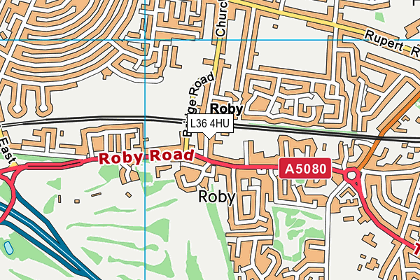 L36 4HU map - OS VectorMap District (Ordnance Survey) L36 4HU map - OS VectorMap District (Ordnance Survey)