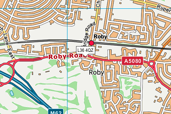 L36 4QZ map - OS VectorMap District (Ordnance Survey)