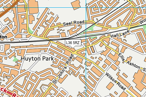 L36 5RZ map - OS VectorMap District (Ordnance Survey) L36 5RZ map - OS VectorMap District (Ordnance Survey)