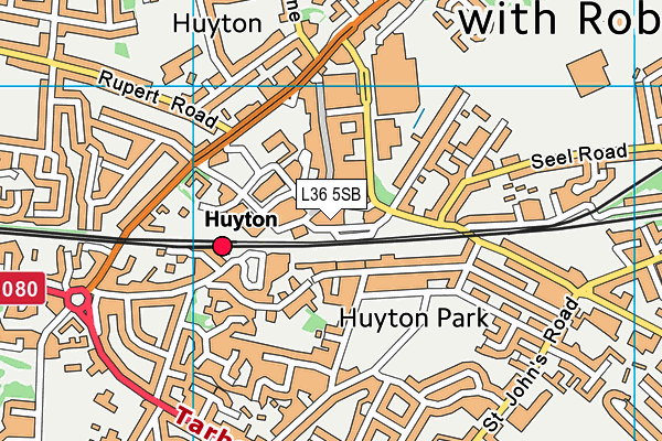 L36 5SB map - OS VectorMap District (Ordnance Survey) L36 5SB map - OS VectorMap District (Ordnance Survey)