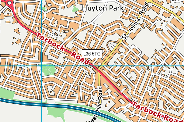 L36 5TG map - OS VectorMap District (Ordnance Survey) L36 5TG map - OS VectorMap District (Ordnance Survey)