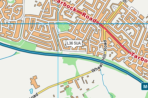 L36 5UA map - OS VectorMap District (Ordnance Survey) L36 5UA map - OS VectorMap District (Ordnance Survey)