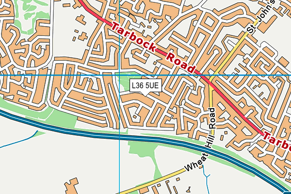 L36 5UE map - OS VectorMap District (Ordnance Survey) L36 5UE map - OS VectorMap District (Ordnance Survey)