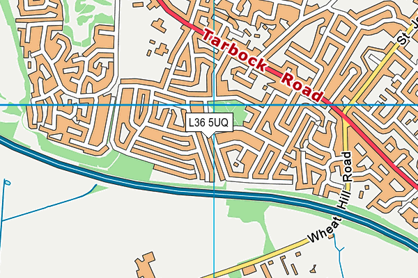 L36 5UQ map - OS VectorMap District (Ordnance Survey) L36 5UQ map - OS VectorMap District (Ordnance Survey)